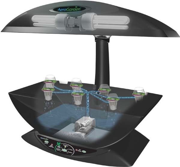 Компактная система аэропоники AeroGarden 7 для домашнего выращивания растений