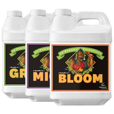 Advanced Nutrients - Grow, Micro и Bloom (удобрение в 3 частях) ph perfect technology 00172