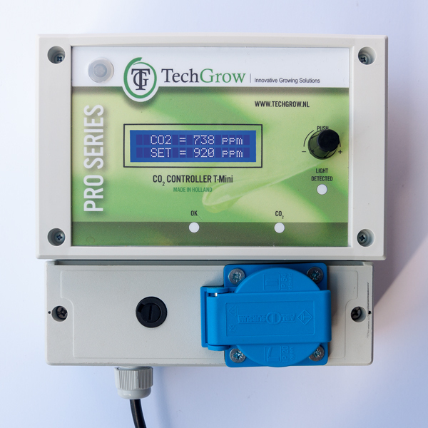 Система мониторинга и подачи Co2 для выращивания растений TechGrow T-Mini (встроенный сенсор)