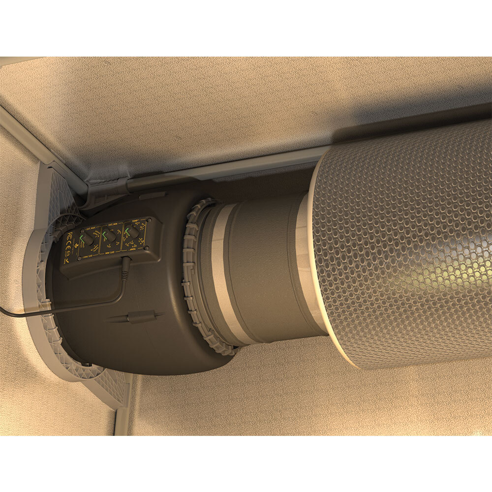 Вытяжной вентилятор Secret Jardin DF16 (150-250-350 м3/ч)