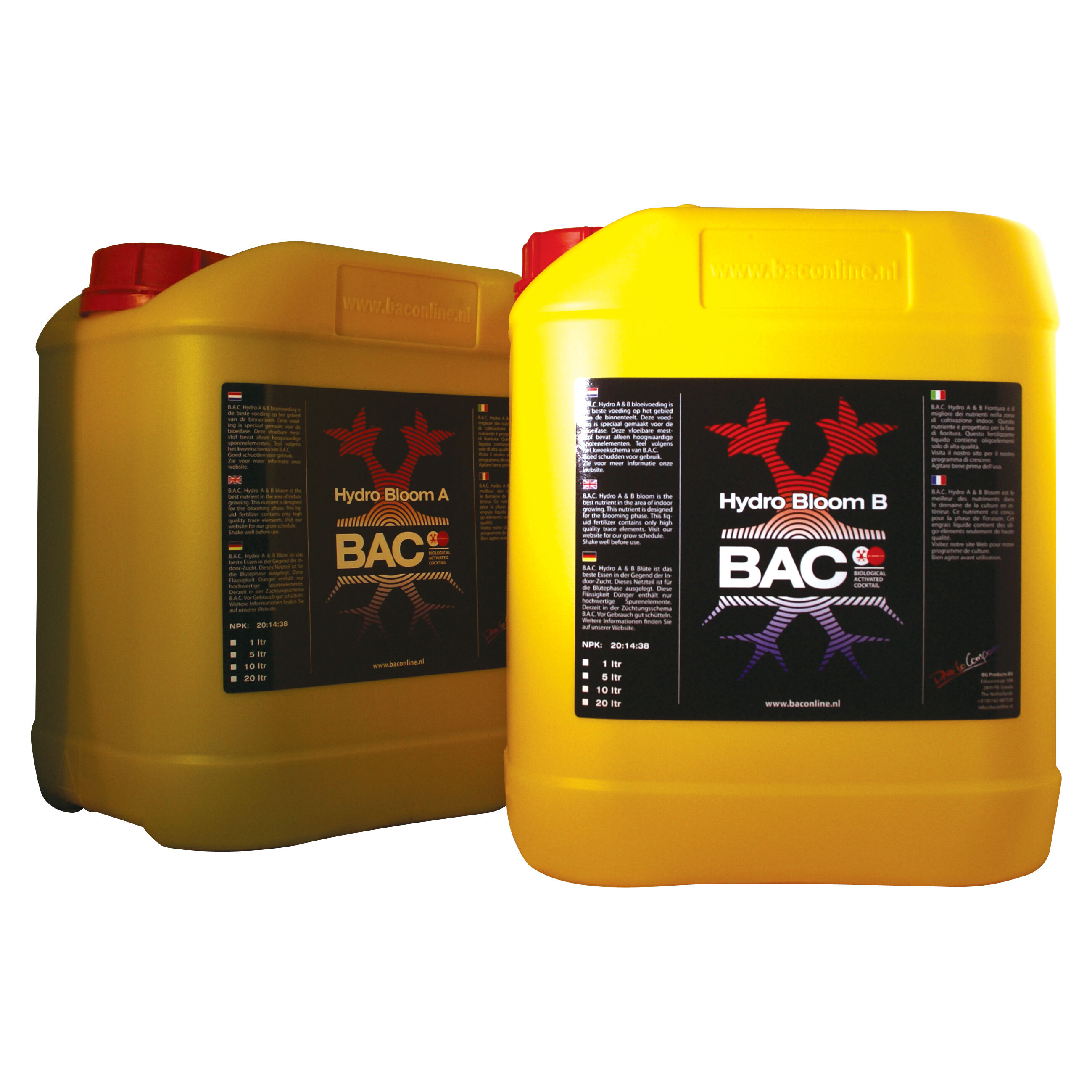 BAC - Hydro Bloom A+B (удобрение для гидропоники стадия цветения)