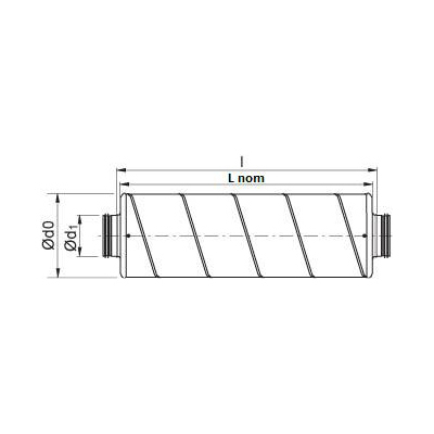 L nom=300 / ø d1=100 / ø d0=200 / l=360