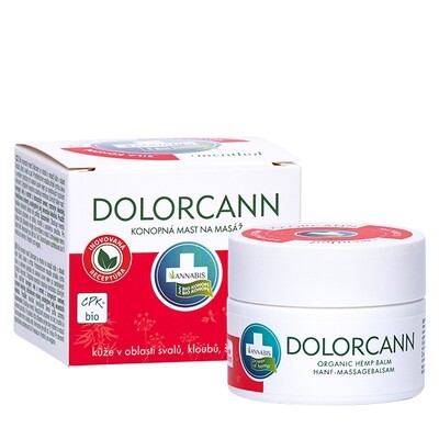 DolorCann Bio - мазь на основе конопли от болей в суставах, спине и мышщах 05390