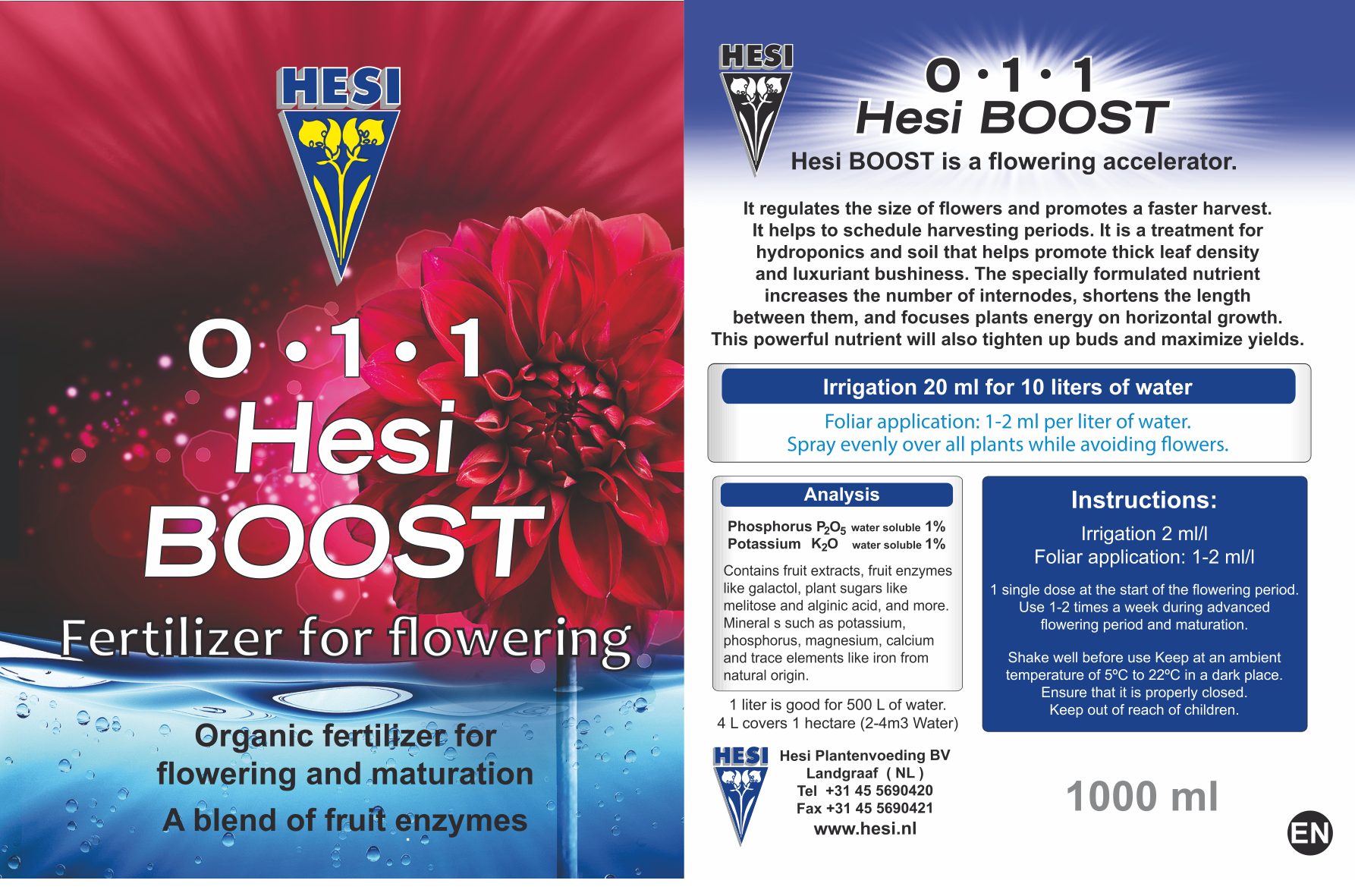 Hesi - Boost (активатор цветения растений)