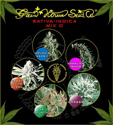 Green House Seeds - Sativa/Indica mix D (fem.) 04834