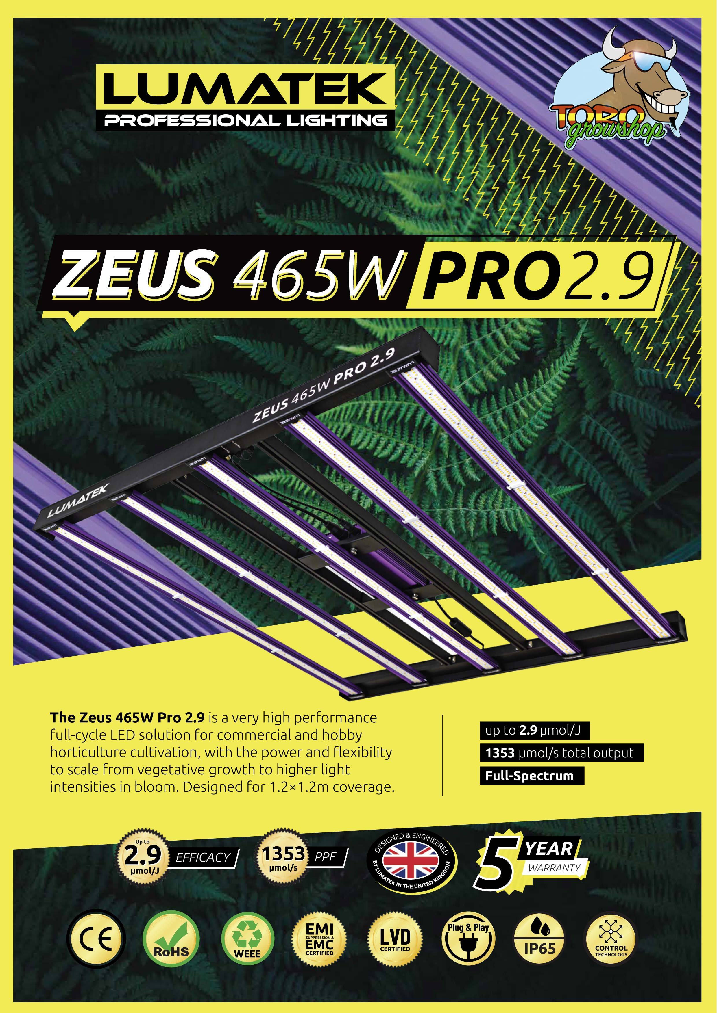 LED система Lumatek Zeus 465W Pro 2.9 LED