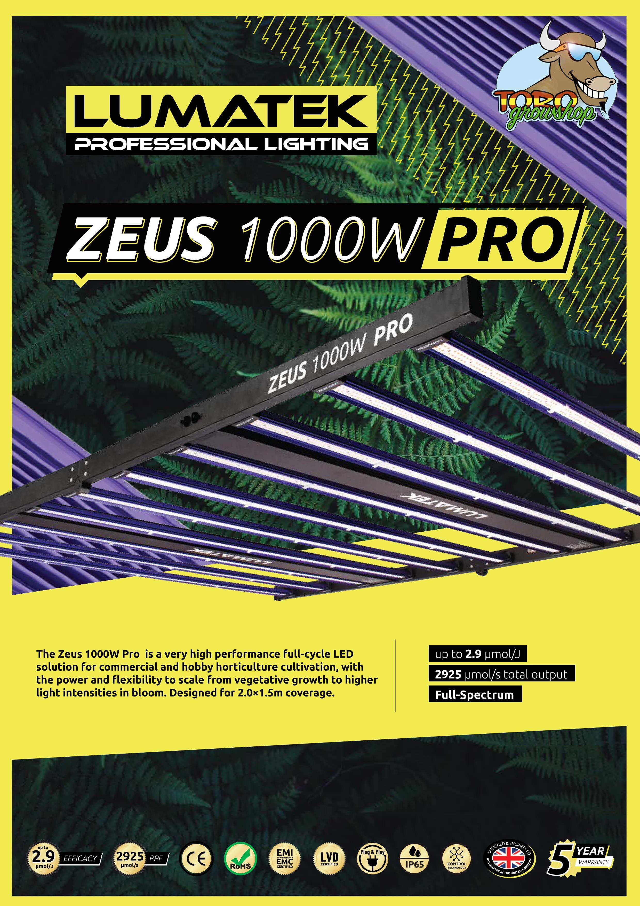 LED система Lumatek ZEUS 1000W Pro 2.9