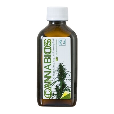 Cannabios X-oil Lemon Plus - масло для массажа на основе каннабиса с добавлением лимона 03490
