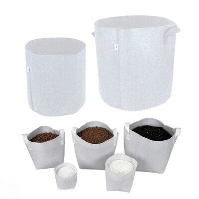 Дышащие горшки Texpot Agro белые для выращивания растений 09500