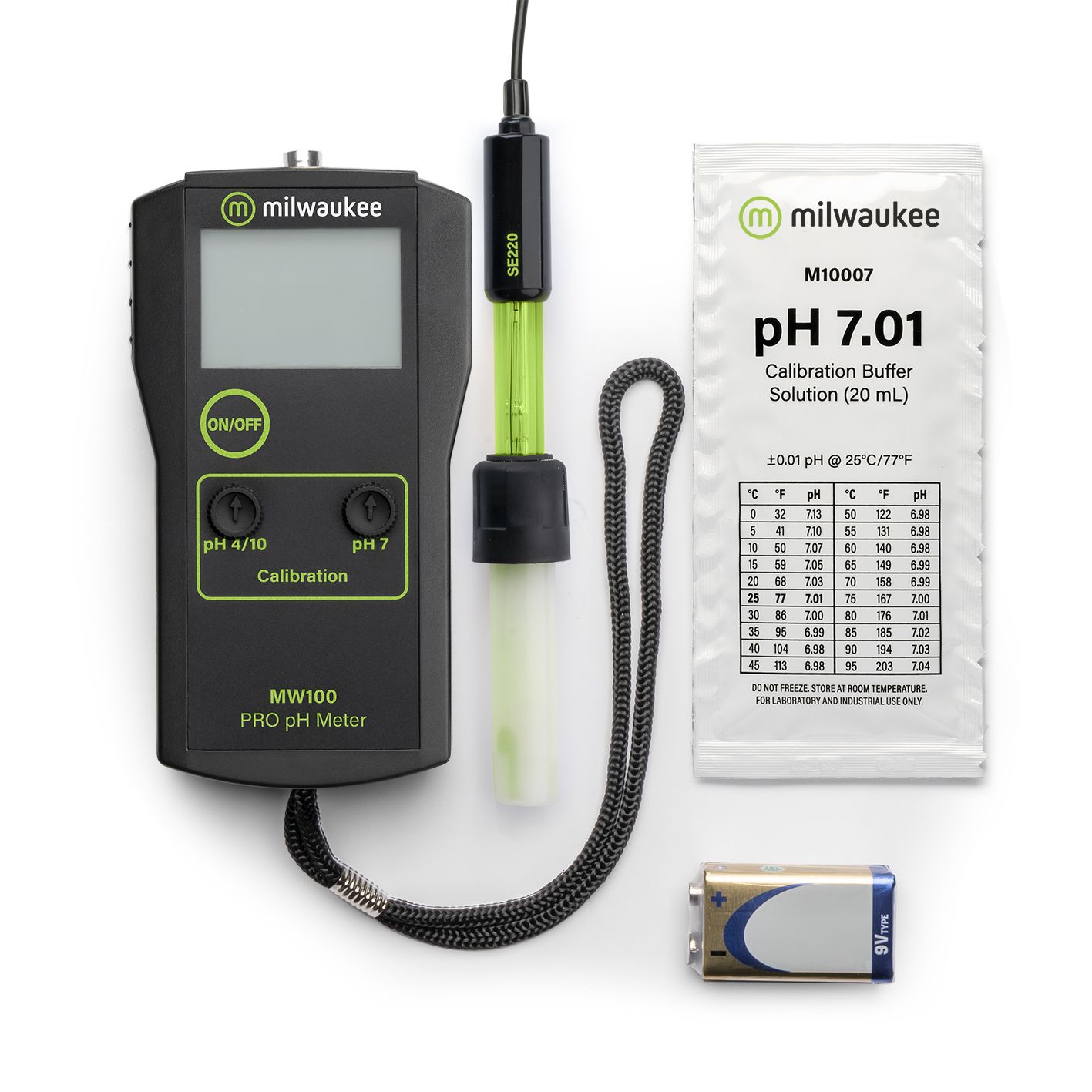 Профессиональный измеритель pH Milwaukee MW100 Pro