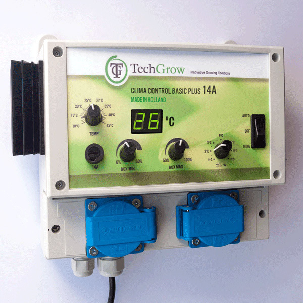 TechGrow Clima Control Basic Plus (климат-контроллер для гроубоксов и теплиц)