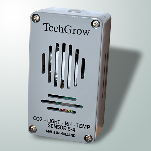 Сенсор S-4 для контроллеров TechGrow (CO2, температура, влажность и световой режим)