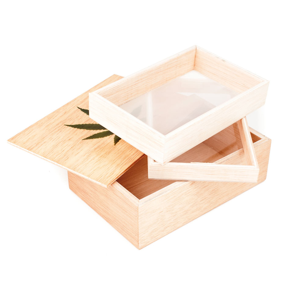 Коробка для хранения шишек и сбора трихом &quot;Каннабис&quot; (22x15x7 см.)