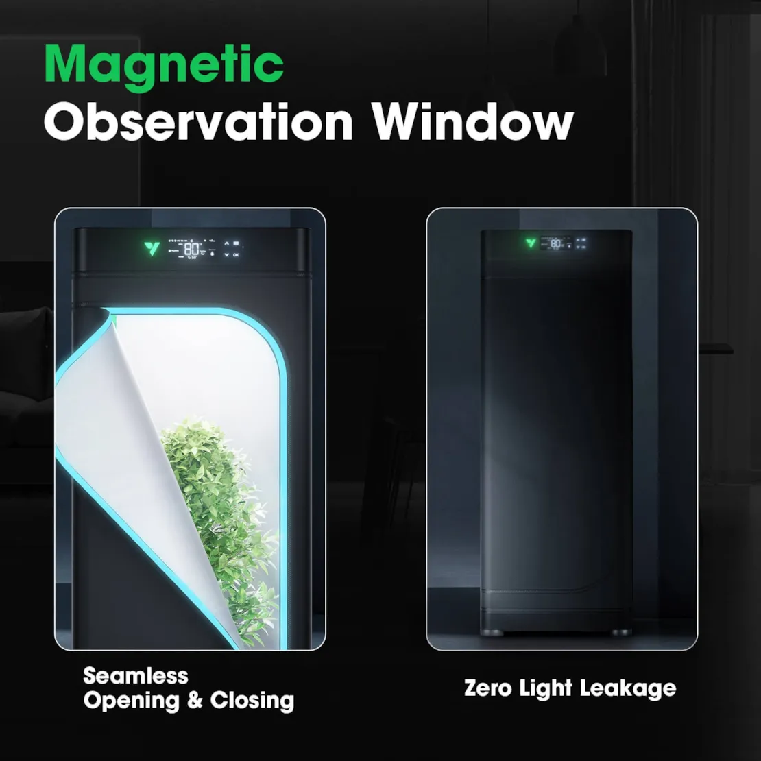VGrow Smart Grow Box - комплект "все в одном" для выращивания куста (45.7x45.7x121.9 см.)
