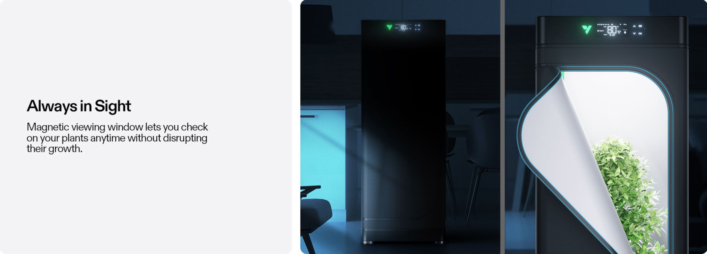VGrow Smart Grow Box - комплект &quot;все в одном&quot; для выращивания куста (45.7x45.7x121.9 см.)