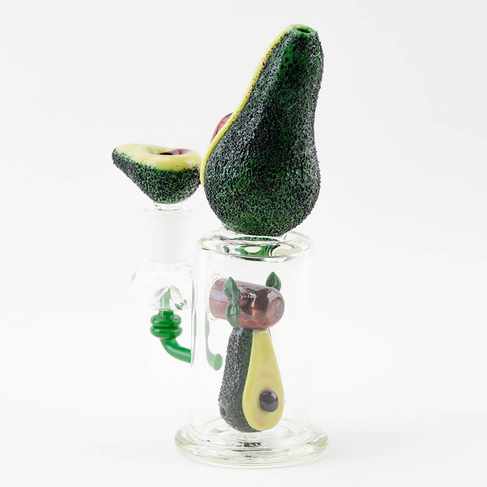 Empire Glassworks - мини бонг ручной работы &quot;Авокадо&quot; (14 мм.)