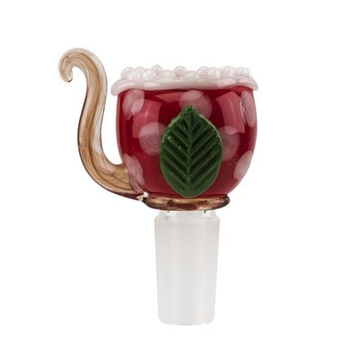 Empire Glassworks - колпак для травки ручной работы 14 мм. "Пиранья из Марио" 10092