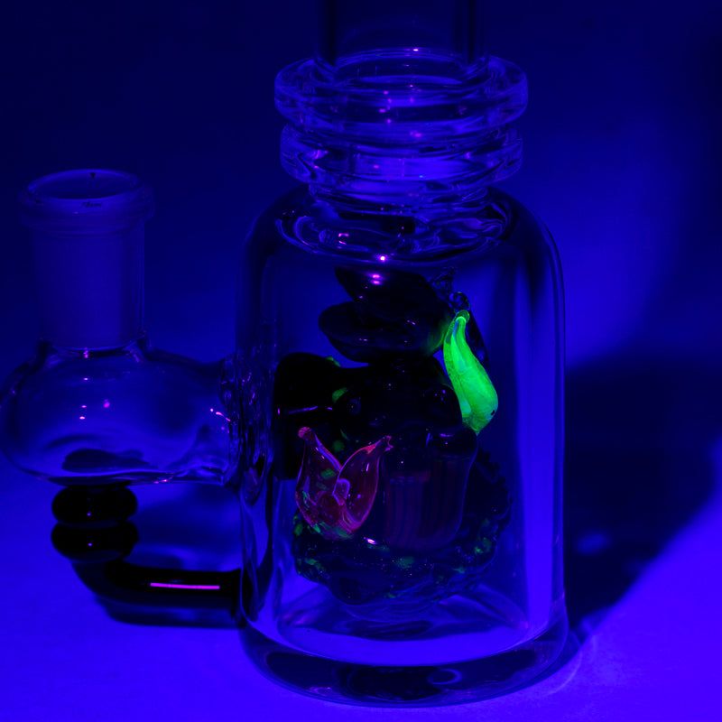 Empire Glassworks - мини бонг ручной работы &quot;Спасти моря&quot; (14 мм.) без насадки