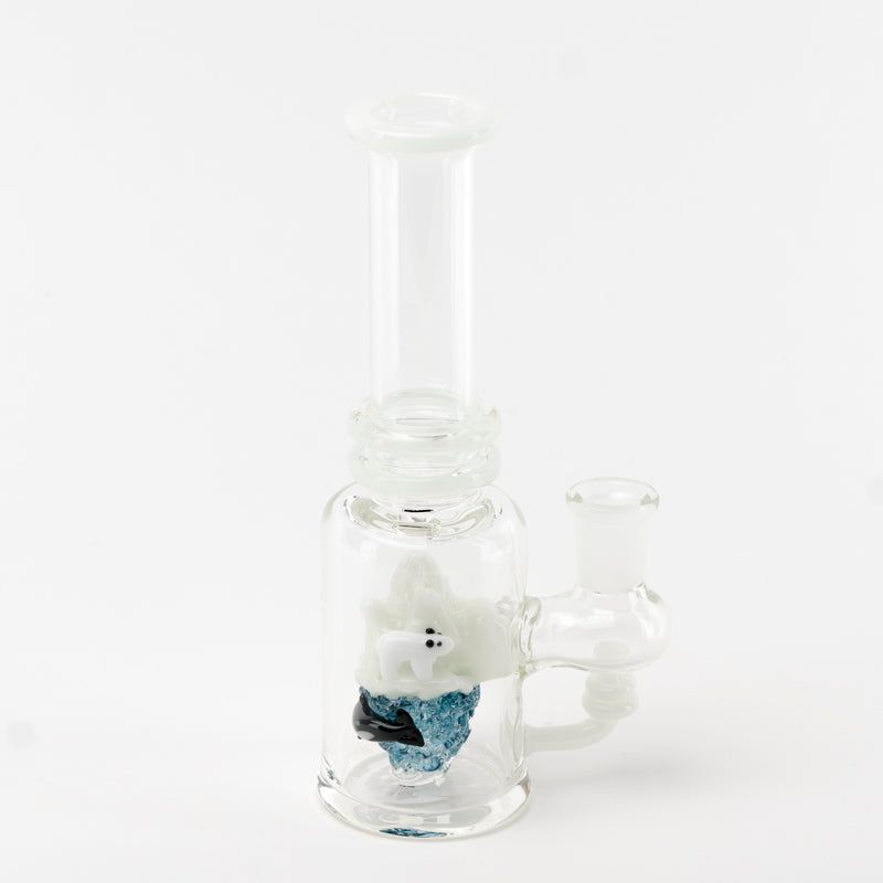 Empire Glassworks - мини бонг ручной работы &quot;Арктика&quot; (14 мм.) без насадки