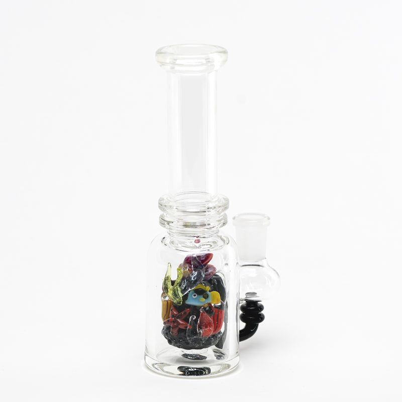 Empire Glassworks - мини бонг ручной работы &quot;Спасти моря&quot; (14 мм.) без насадки