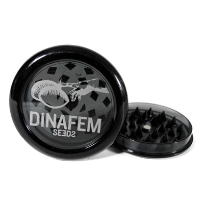 Пластиковый гриндер Dinafem из 2 частей с магнитным замком 00356