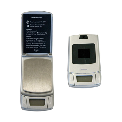 Электронные весы в виде сотового телефона (максимальный вес 300 грамм / точность 0.1 грамм) 00865