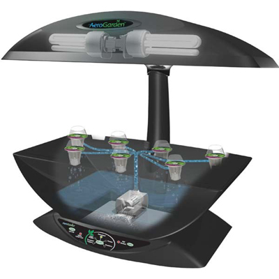 Компактная система аэропоники AeroGarden 7 для домашнего выращивания растений 01357