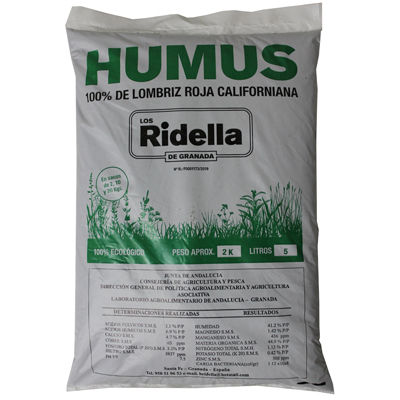 Los Ridella - гумус дождевых червей твёрдый (20 кг.) FERRID0003