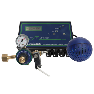 Комплект для мониторинга и подачи углекислого газа (CO2) растениям + управления вентиляторами 02532