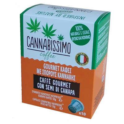 Кофе с каннабисом Cannabissimo в капсулах 03824
