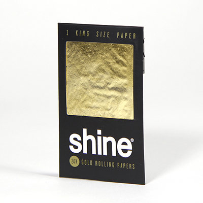 Бумага для скручивания косяка Shine из золота 24K (1 штука King Size) 05324