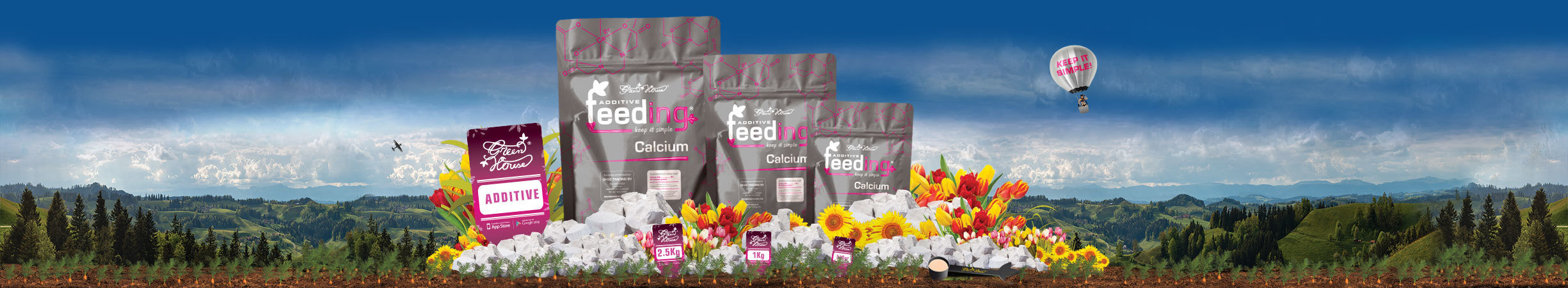 Удобрения Green House Calcium (кальций для растений)