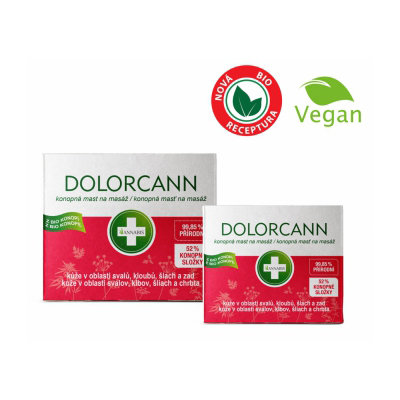 DolorCann Bio - мазь на основе конопли от болей в суставах, спине и мышщах