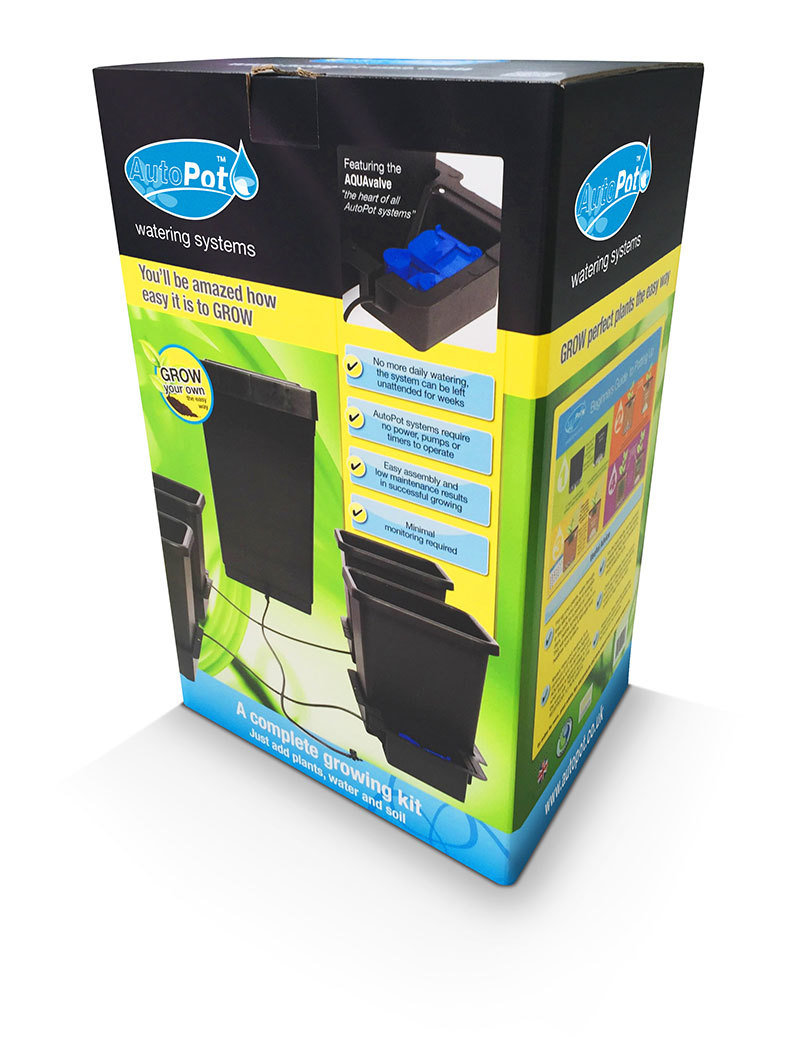 AutoPot 4Pot System - система для выращивания и автополива растений (4 горшка 15 л. + резервуар 47 л.)