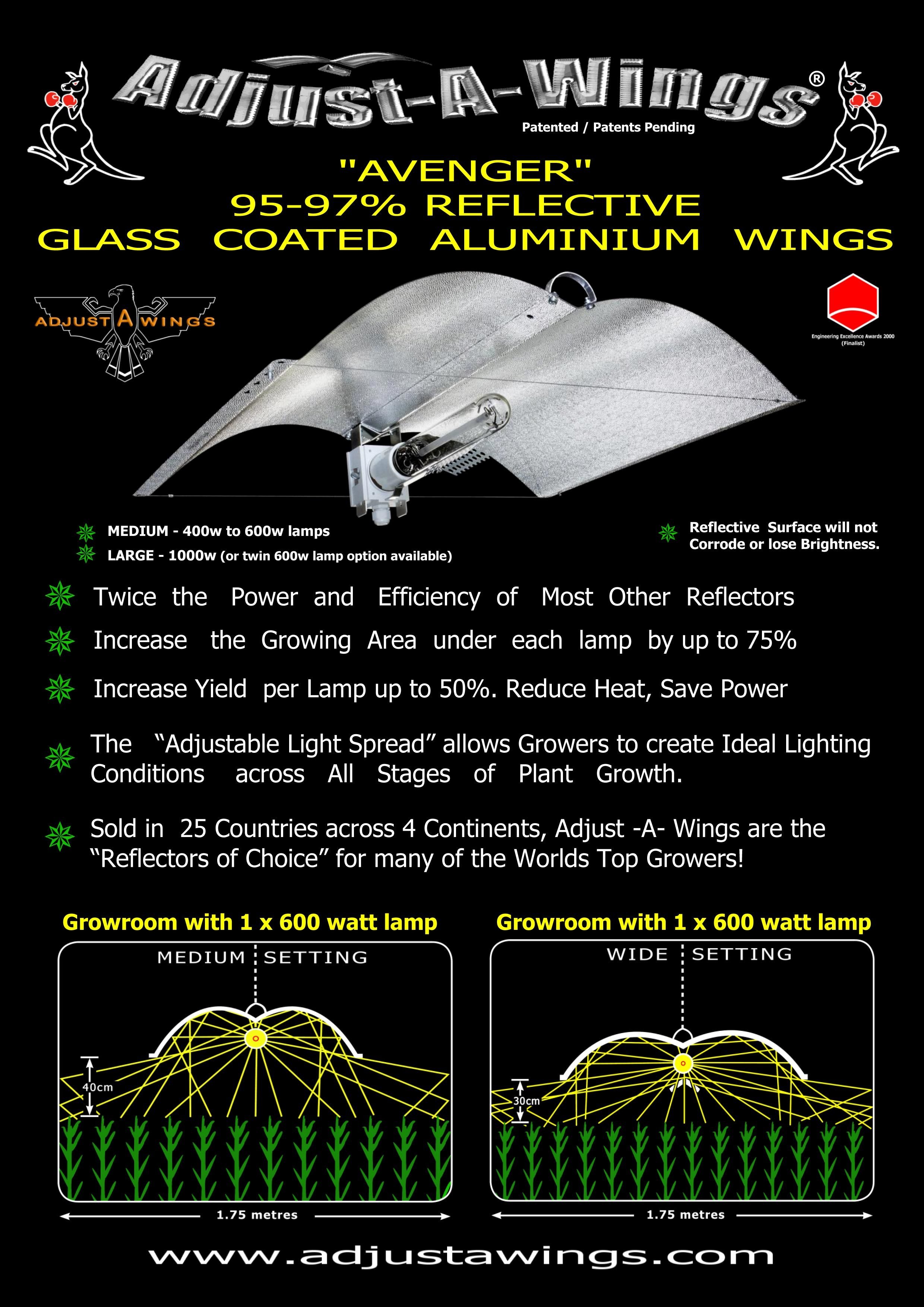 Отражатель Adjust-A-Wings Avenger средний профессиональный со светорассеивателем (отражает 95-97% света)