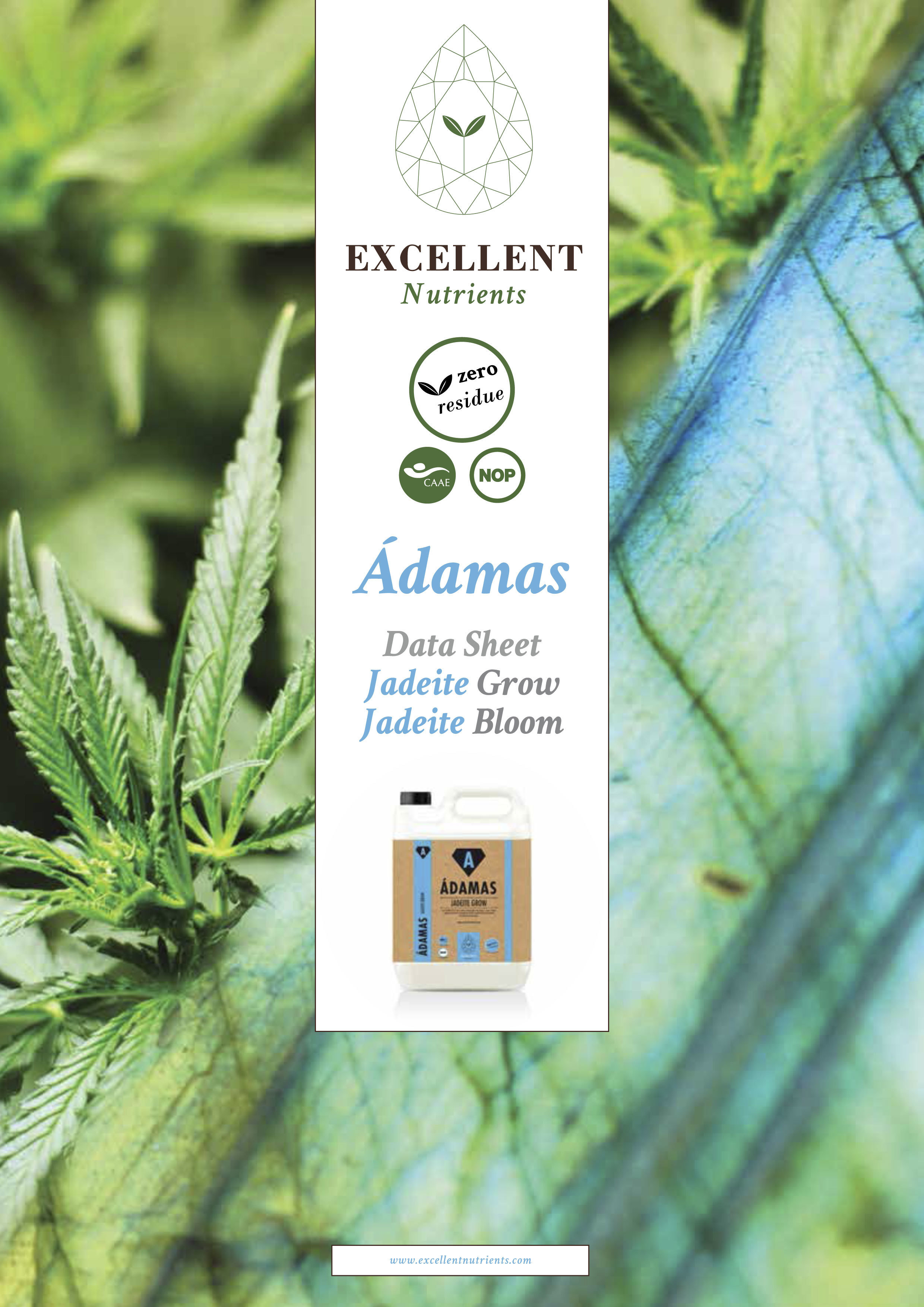 Excellent Nutrients - Jadeite Grow (органоминеральное удобрение для стадии роста каннабиса)