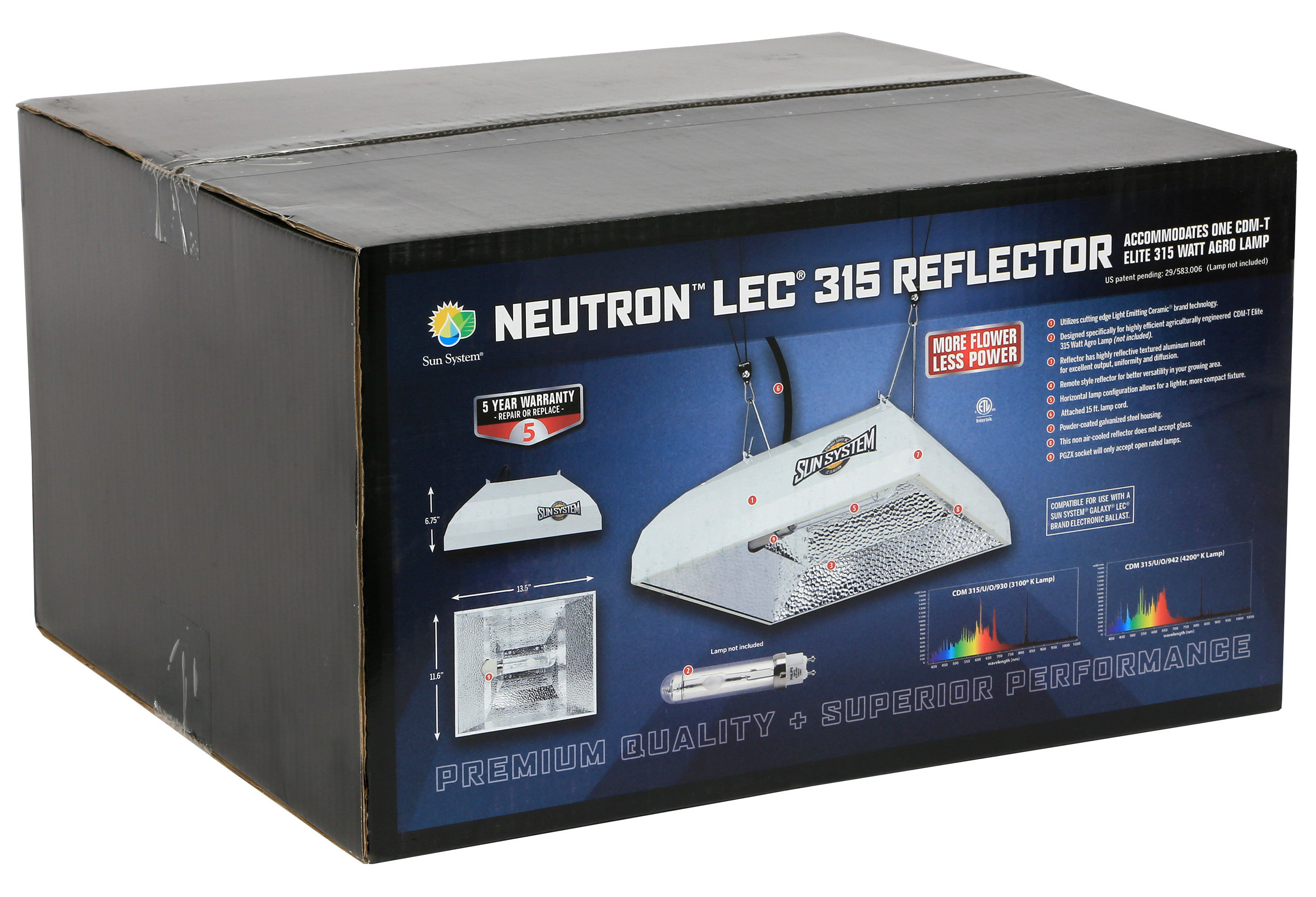 LEC отражатель Sun System 315W (Neutron)