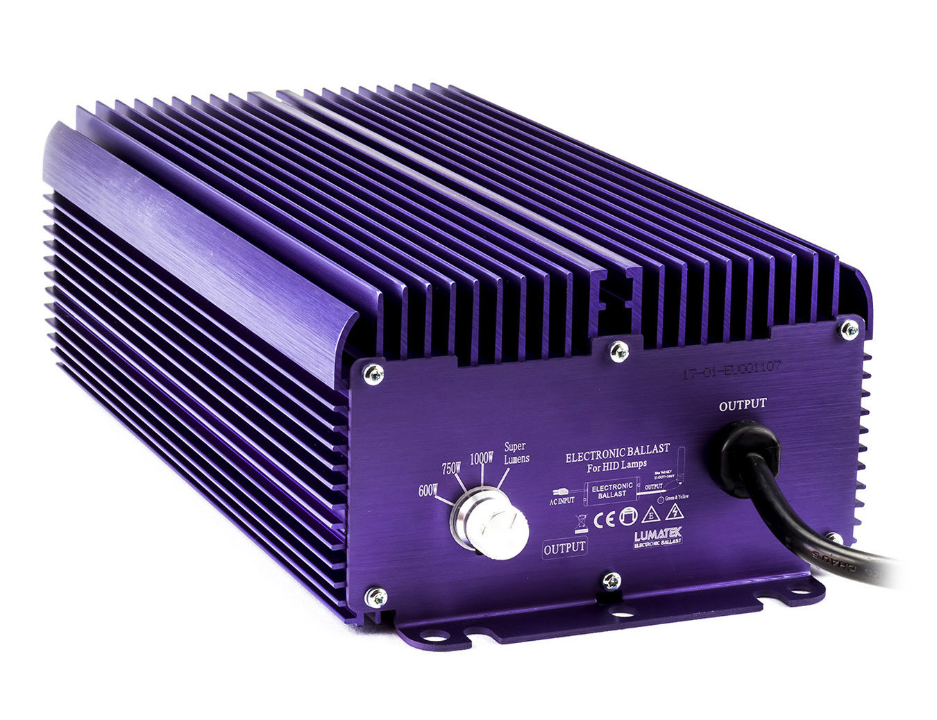 Балласт Lumatek 1000-600W для HPS (ДНАТ) и MH (МГЛ) ламп