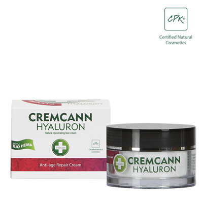 Cremcann Hyaluron - омолаживающий крем для лица на основе конопли и с гиалуроновой кислотой 05934