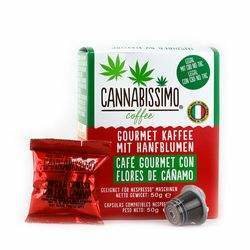 Кофе с каннабисом Cannabissimo обогащенный CBD в капсулах 05938