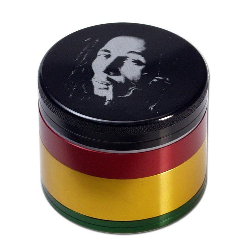 Гриндер алюминиевый Rasta из 4 частей с отсеком для кристаллов SGO