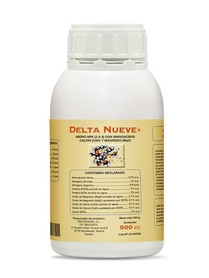 Удобрение для повышения уровня ТГК в каннабисе Delta 9 (Delta Nueve®) от CannaBioGen (500 миллилитров) 01201