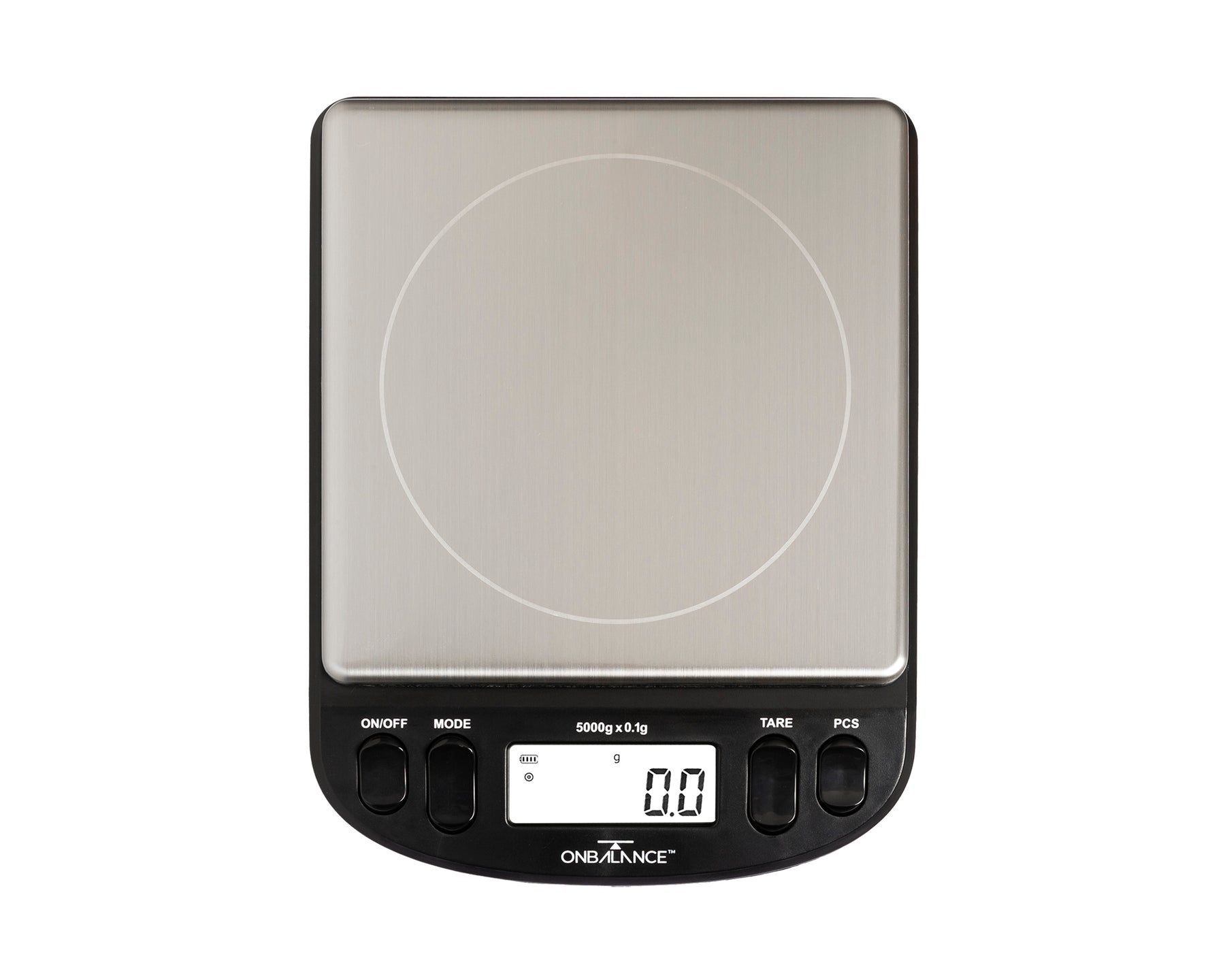 Электронные весы On Balance с широкой поверхностью (5 кг. макс. вес x 0,1 грамм шаг измерения)