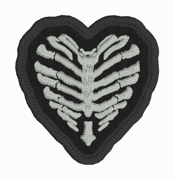 Skeleton Rib Cage Heart