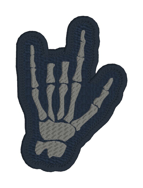 I love you! ASL Skeleton Hand Sign