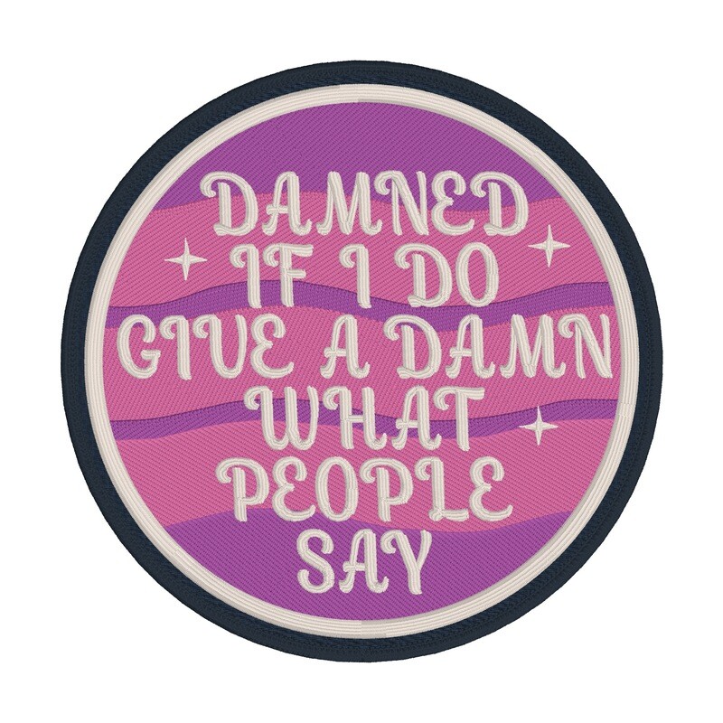Taylor Swift Patch: Damned if I Do Give a Damn
