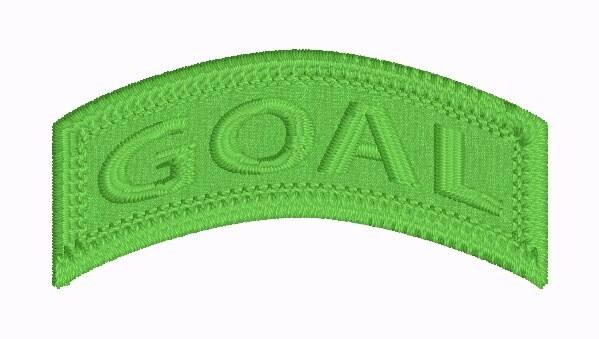 Green Out Goal Patch