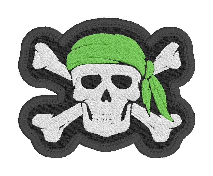 Pirate Skull &amp; Bones &amp; Bandana