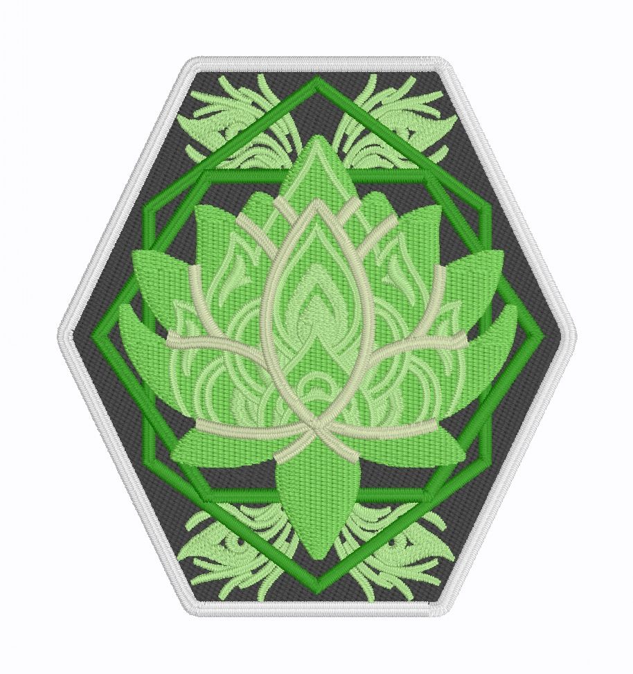 Lotus Back patch