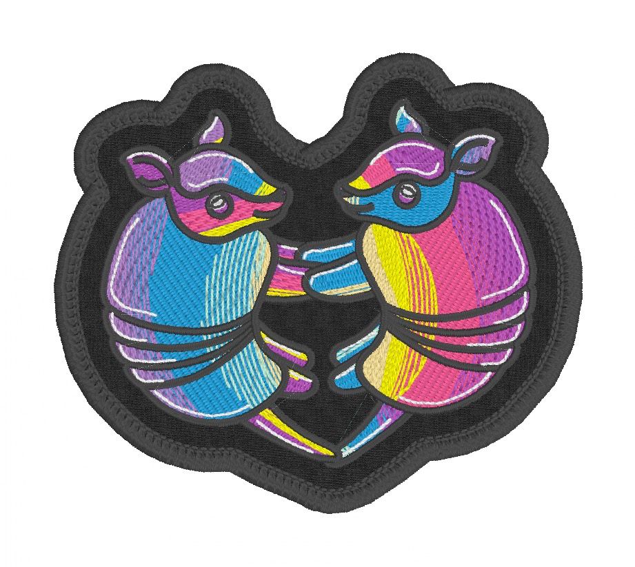 Rainbow Armadillos